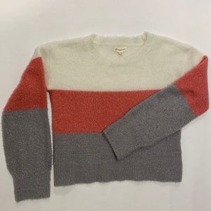 Girls Tucker + Tate multi-colored sweater, Size L (10-12)
